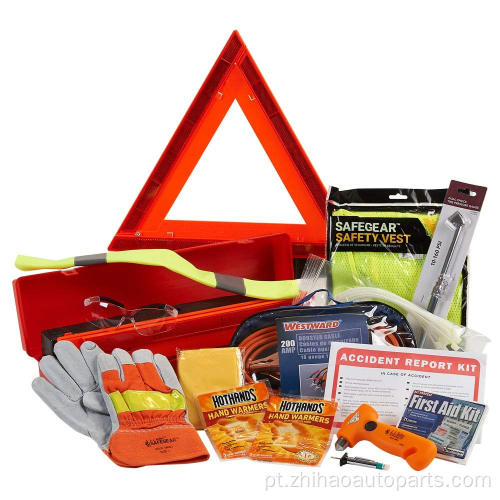 Kit de segurança para carros de emergência na estrada